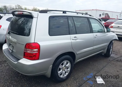 2002 Toyota Highlander Limited V6 z USA, uszkodzony, nr VIN JTEGF21A620034023